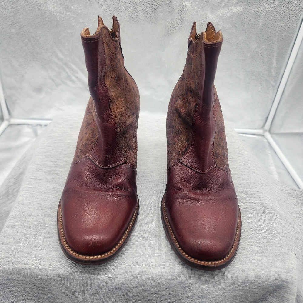 Anthropologie Brown Ankle Boots
